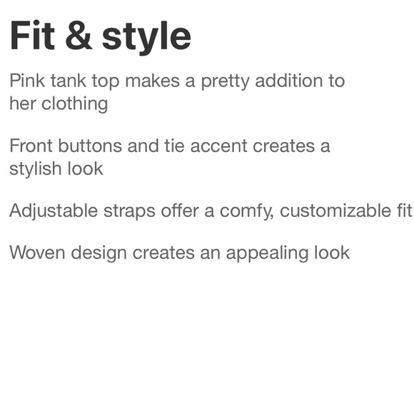 Bubble pink cotton tank top - Picture 7 of 10